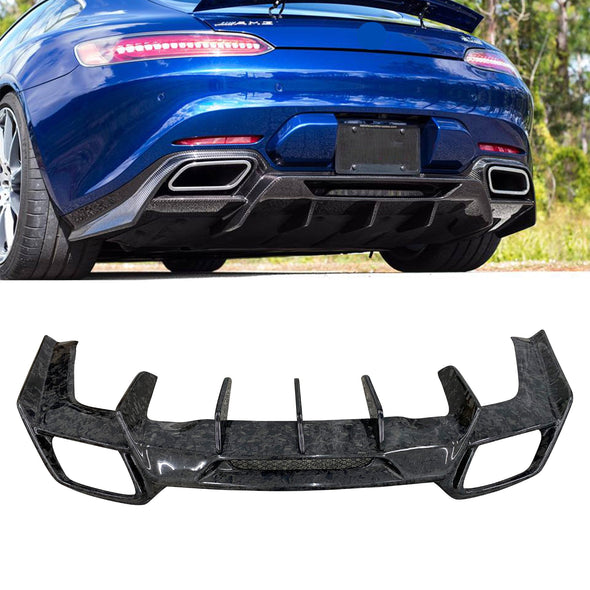 High-quality carbon fiber rear diffuser for AMG GT GTS