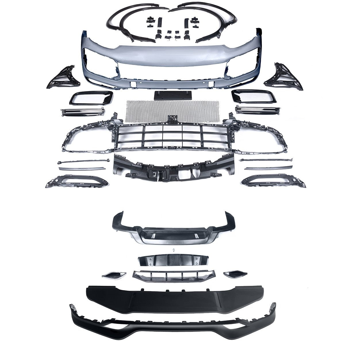 For Porsche Cayenne 2011-2014 958.1 MK2 STYLE BODY KIT 