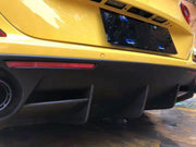 NC style carbon fiber parts with front lip side skirts rear diffuser Spoiler Wing Full body kit For Ferrary CaliforniaT