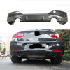 3D Style Dry Carbon Rear Diffuser For BMW 1 Series F20  Set include:    Rear Diffuser Material: Dry Carbon NOTE: Professional installation is required