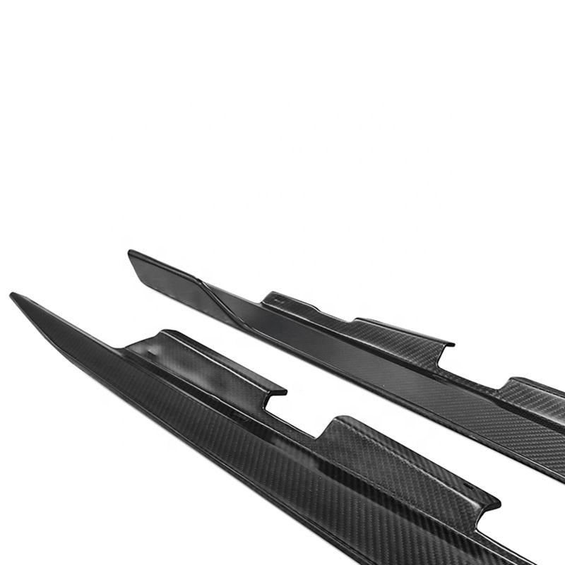 Forza Dry Carbon Side Skirts for Volvo V60 S60 2013-2018  Set Include:  Side Skirts ﻿Material: Dry Carbon Fiber