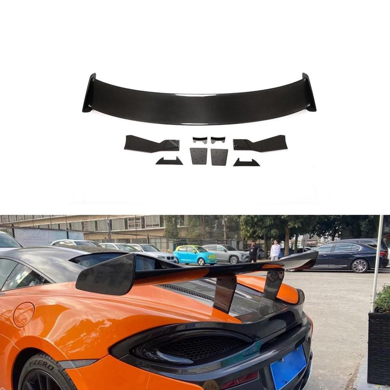 CARBON REAR WING SPOILER for MCLAREN 540C 570GT 570S to GT4