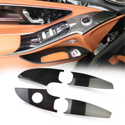 Carbon Interior Parts For Mercedes Benz S Class W223  Set incude:  Dashboard Panel Trim Gear Shift Panel Trim Rear Air Outlet Panel Back Air Vent Seat Display Trim Door Hundle Button Panel Car Door Window Lift Armrest Panel Window Lift Door Button Panel Trim * FOR LEFT DRIVING SIDE, AND STICK ON DIRECTLY*  CONTACT US FOR PRICING  * When purchase please tell us which one you want