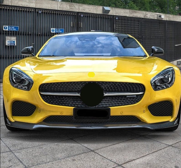 Forza Dry Carbon Front Lip For Mercedes Benz GT GTS  Set include:  Front Lip Material: Dry Carbon Note: Professional installation is required