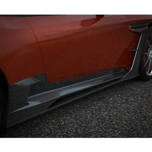 Forza Dry Carbon Side Skirts For Aston Martin DB 11  Set include:  Side Skirts Material: Dry Carbon  Note: Professional installation is required