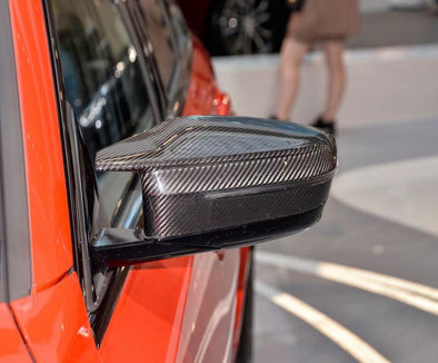 M STYLE CARBON FIBER MIRROR COVER FOR M3 G80 M4 G82 2020+  Set include:    Mirror Cover Material: Carbon Fiber NOTE: Professional installation is required