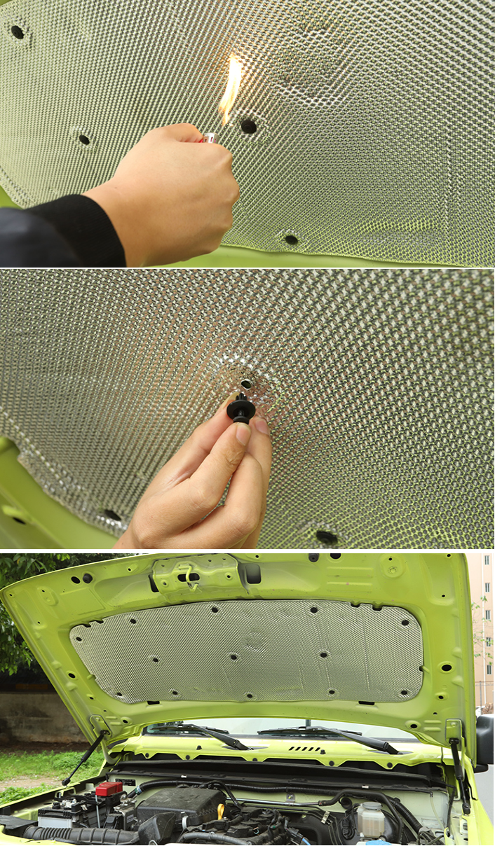 Archaic Motorhauben-Isoliermatte Für Jimny Sierra JB64 JB74 Motorhauben Motor Waermedaemmung Schalldaemmung Baumwolle Fuer Suzuki Jimny Jb64 Jb74 2018 2023 4628192115