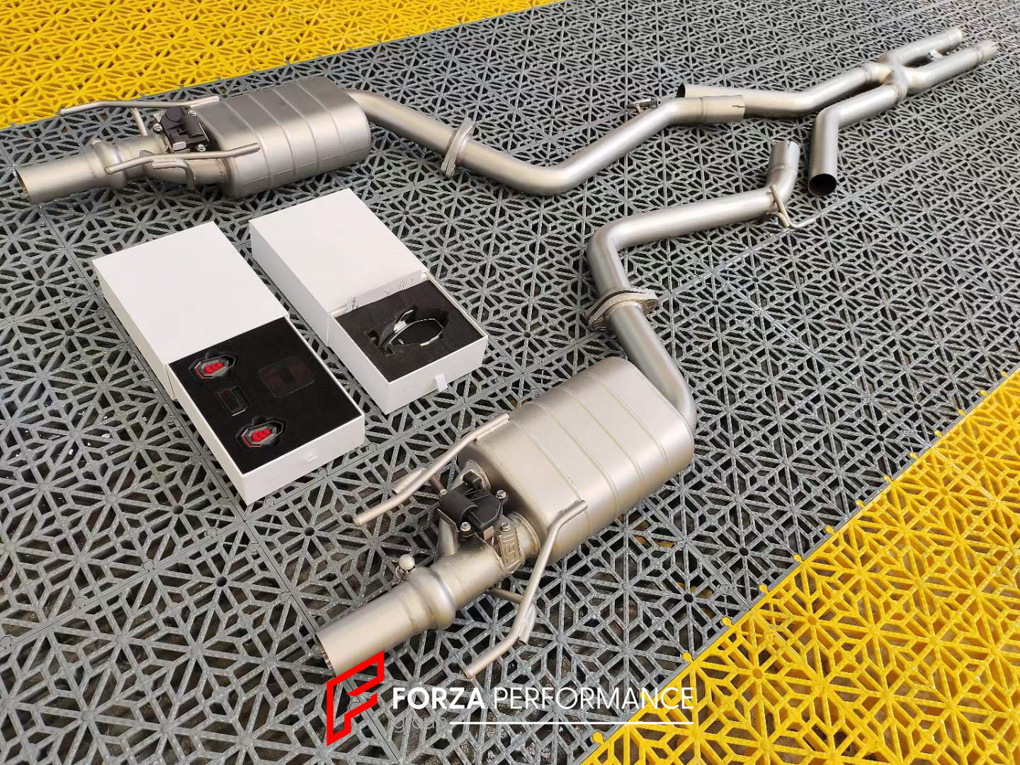 VALVED EXHAUST CATBACK MUFFLER for Mercedes-Benz S Class W221 S300