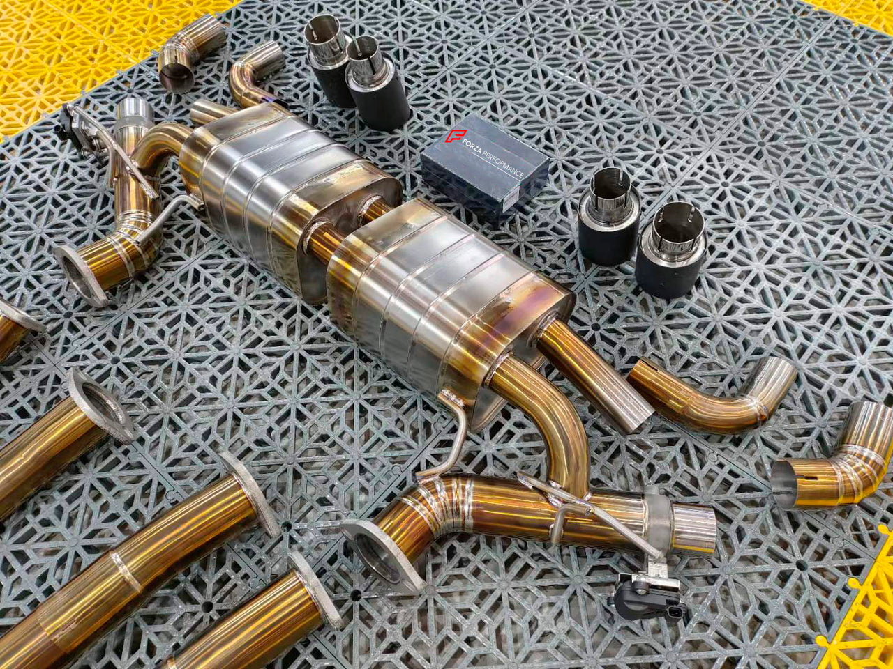 VALVED EXHAUST CATBACK MUFFLER for BMW 5 Series G30 540i 3.0