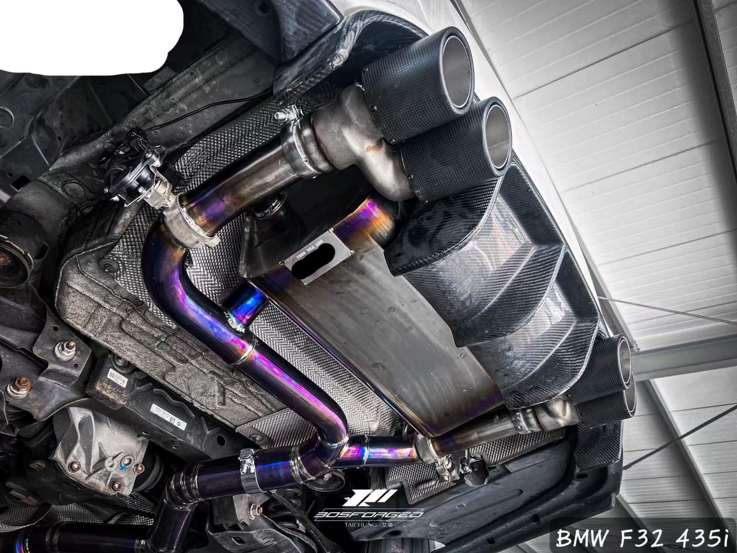 VALVED EXHAUST CATBACK MUFFLER V1 for BMW  4 Series  F32 435i coupe 2.0T 2014+