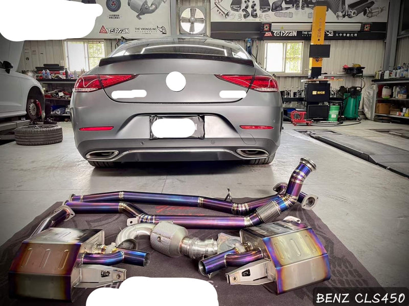VALVED EXHAUST CATBACK MUFFLER for MERCEDES-BENZ CLS 450 C257 2018+ 3L