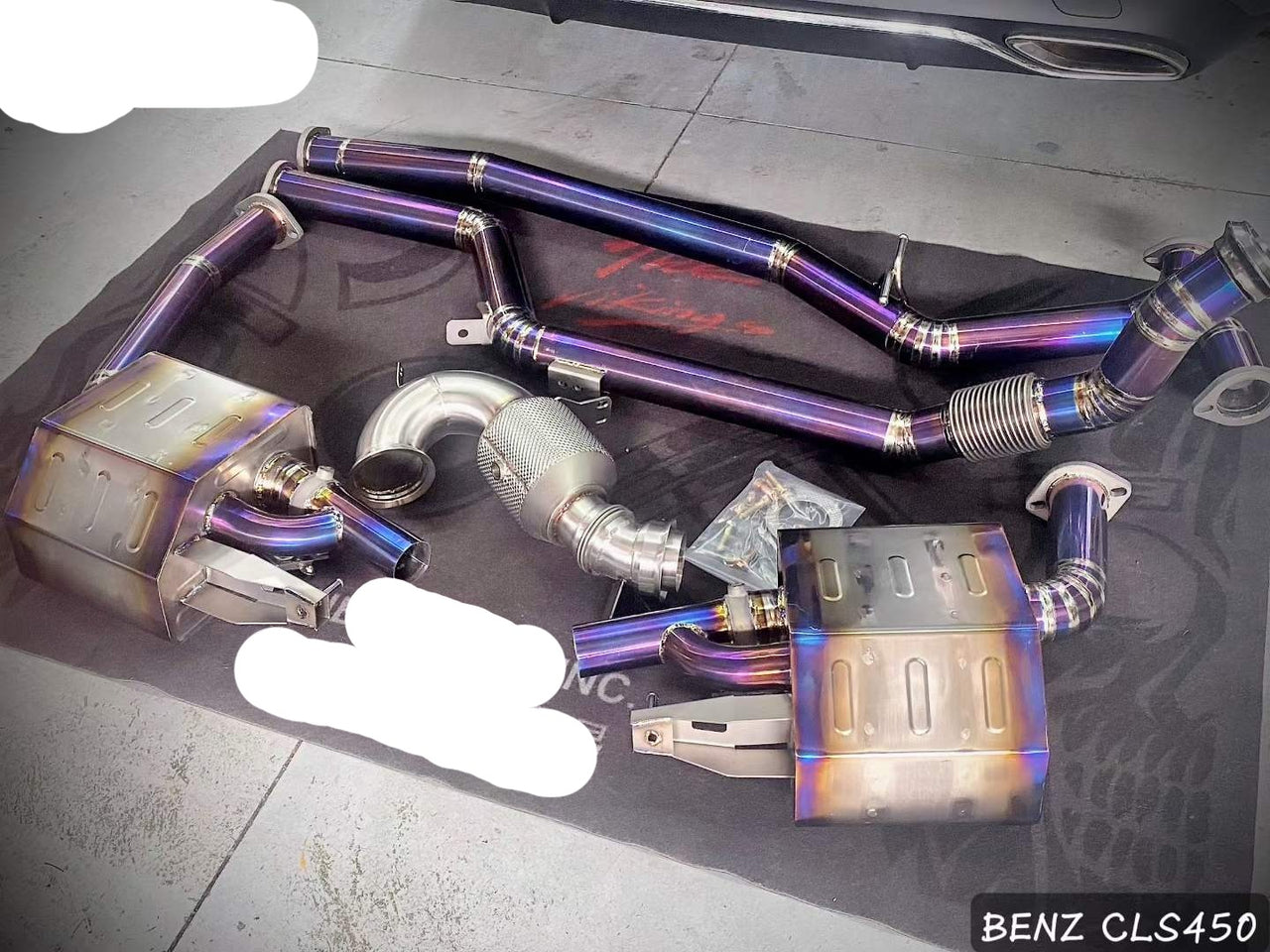 VALVED EXHAUST CATBACK MUFFLER for Mercedes-Benz CLS 450