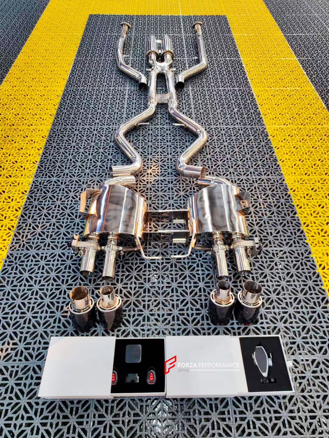 VALVED EXHAUST CATBACK MUFFLER for BMW M3 E92