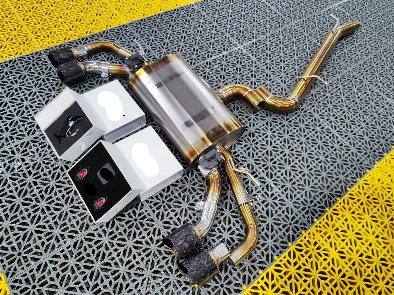 VALVED EXHAUST CATBACK MUFFLER for VOLKSWAGEN GOLF 8R