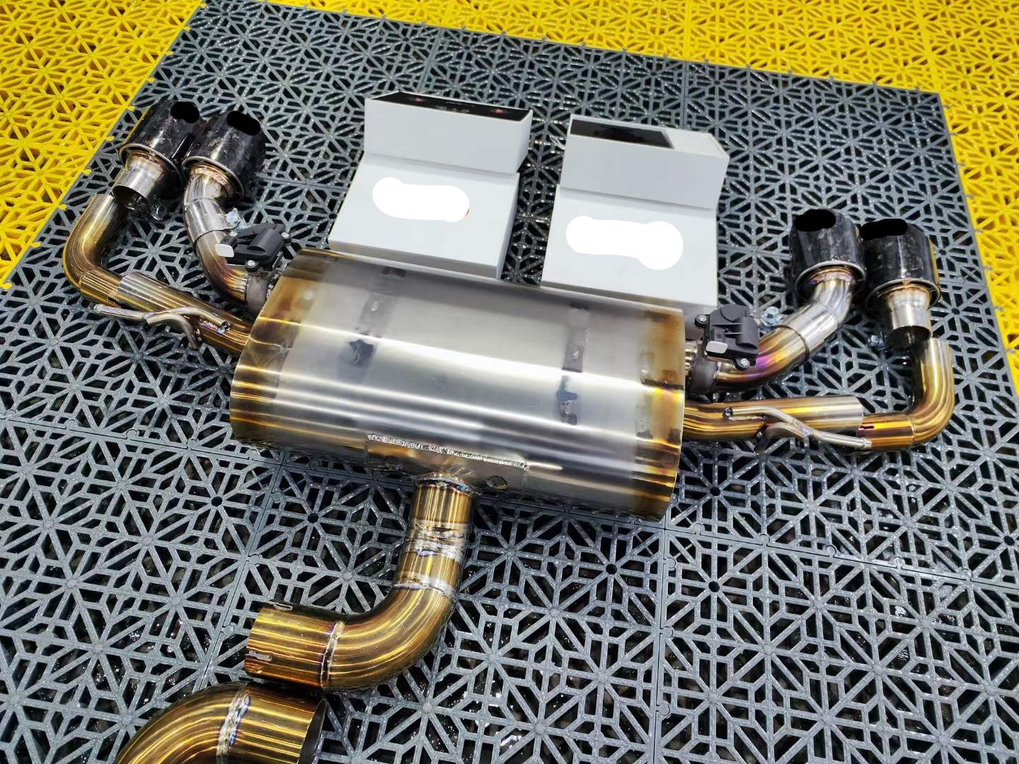 VALVED EXHAUST CATBACK MUFFLER for VOLKSWAGEN GOLF 8R