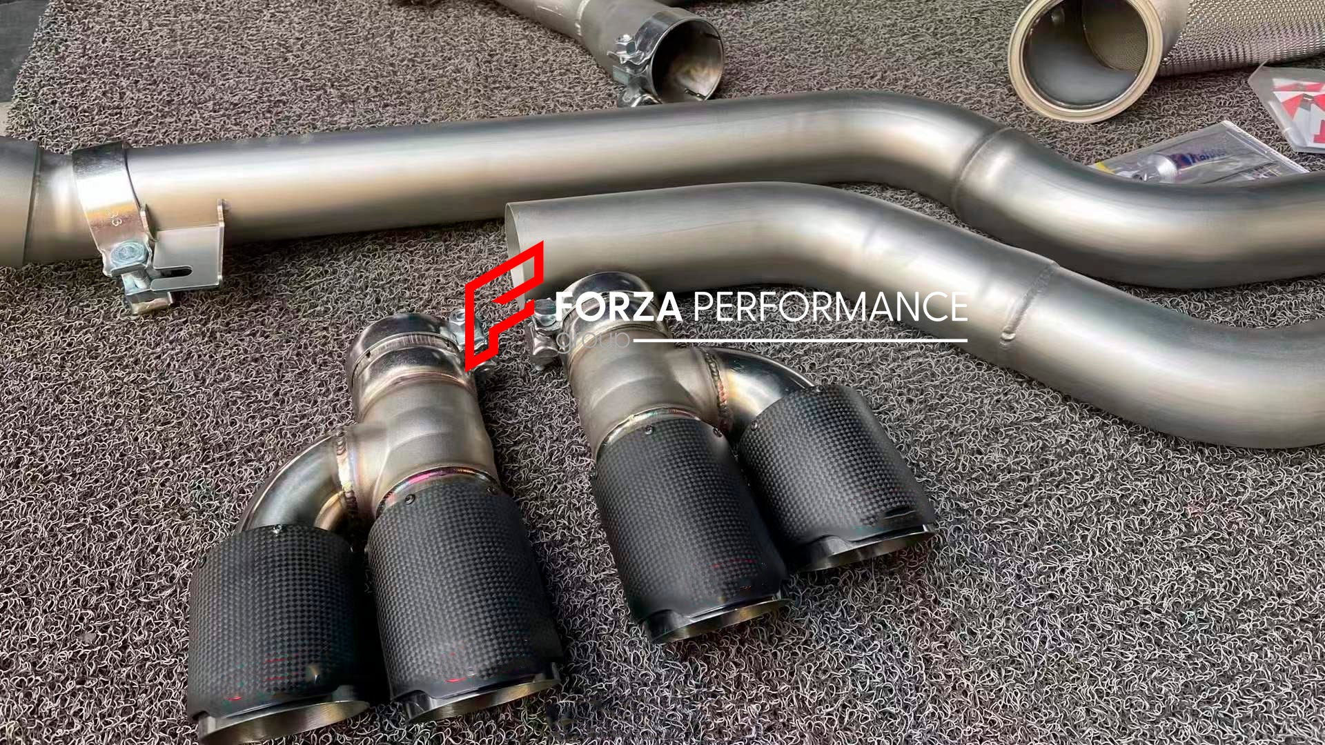 VALVED EXHAUST CATBACK MUFFLER for BMW F35 320Li 2.0T