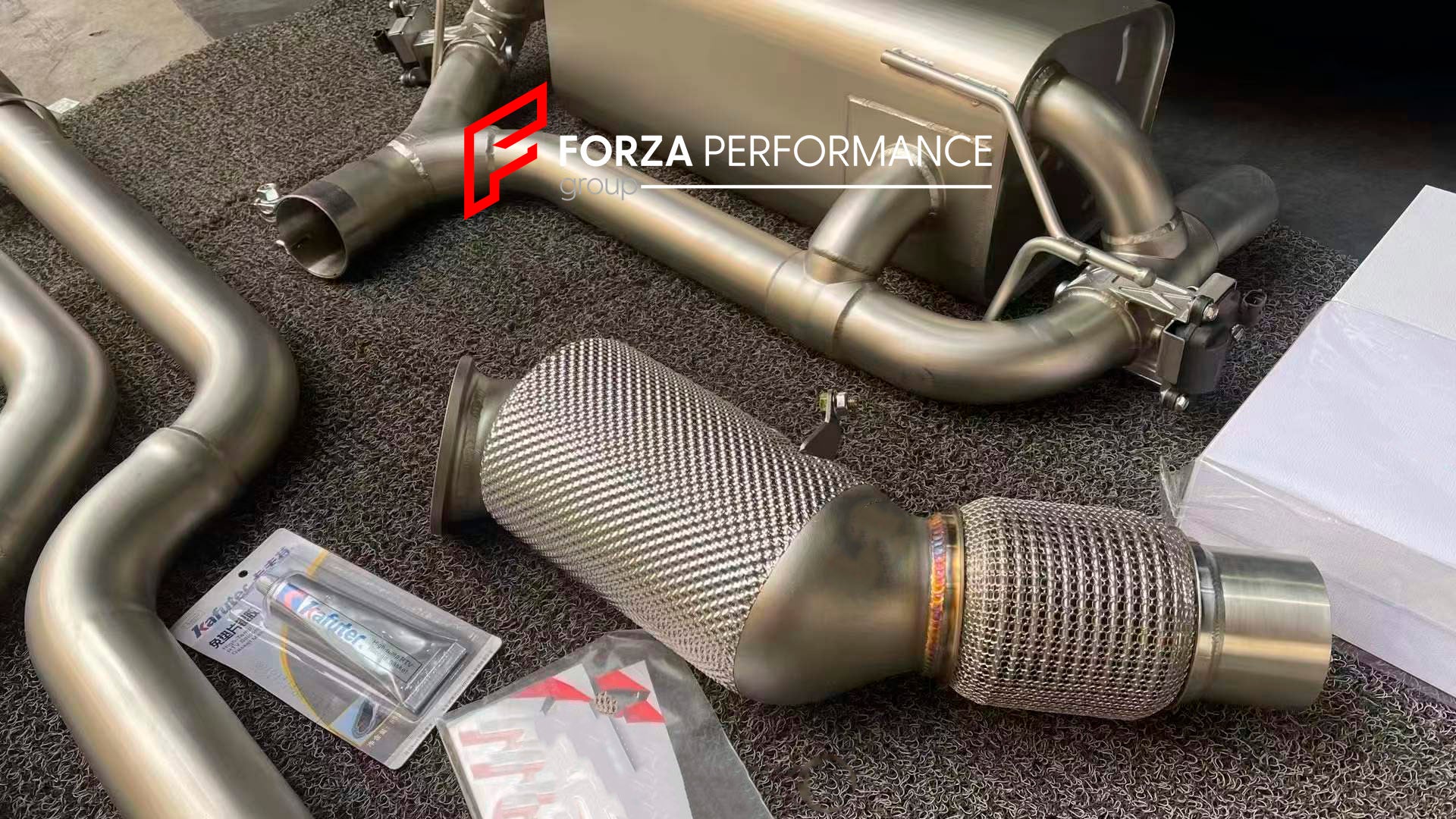 VALVED EXHAUST CATBACK MUFFLER for BMW F35 320Li 2.0T