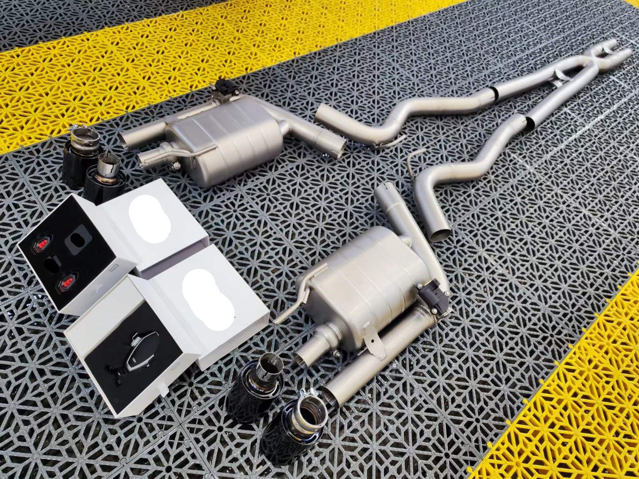 VALVED EXHAUST CATBACK MUFFLER for FORD MUSTANG 5.0VALVED EXHAUST CATBACK MUFFLER for FORD MUSTANG 5.0