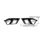DRY CARBON FIBER FRONT BUMPER AIR VENTS for BMW M3 G80 M4 G82 2021+