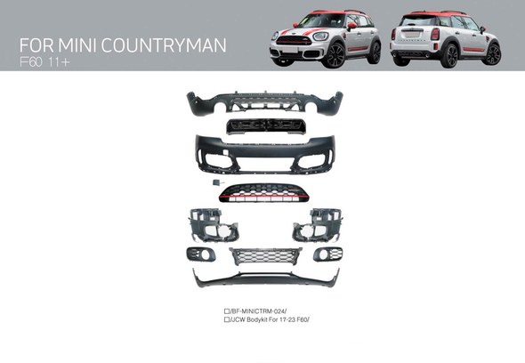 JCW Body Kit for Mini Countryman F60 2017 - 2023