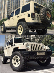 Jeep Wrangler FRONT REAR BUMPERS LED Anniversary style