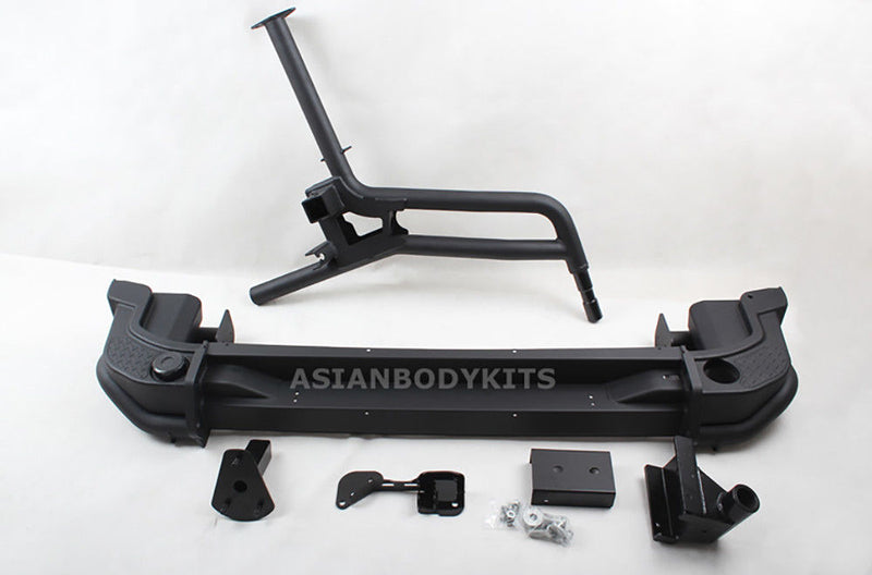 REAR BUMPER with SPARE WHEEL CARRIER for JEEP WRANGLER JK 2007 - 2017