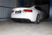 KARBEL CARBON DRY CARBON FIBER REAR DIFFUSER VER.1 FOR AUDI A5 S LINE & S5 2012-2016 B8.5