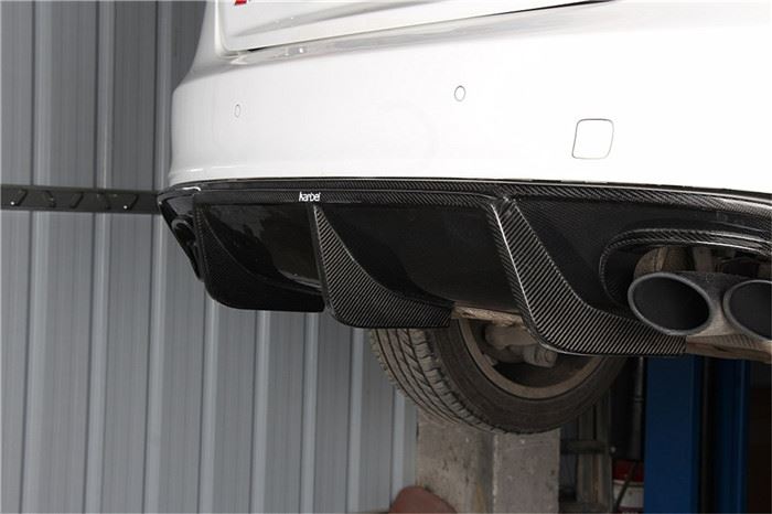 KARBEL CARBON DRY CARBON FIBER REAR DIFFUSER VER.1 FOR AUDI A5 S LINE & S5 2012-2016 B8.5