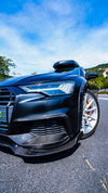 KARBEL CARBON VER.1 CARBON FIBER FULL BODY KIT FOR AUDI A6 ALLROAD C8 2020-ON  Set includes:  Front Lip Front Air Vents Rear Diffuser Roof Spoiler Side Fenders Side Skirts