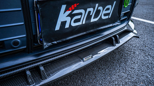 KARBEL CARBON VER.1 CARBON FIBER FULL BODY KIT FOR AUDI A6 ALLROAD C8 2020-ON  Set includes:  Front Lip Front Air Vents Rear Diffuser Roof Spoiler Side Fenders Side Skirts