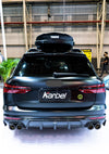 KARBEL CARBON VER.1 CARBON FIBER FULL BODY KIT FOR AUDI A6 ALLROAD C8 2020-ON  Set includes:  Front Lip Front Air Vents Rear Diffuser Roof Spoiler Side Fenders Side Skirts