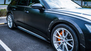 KARBEL CARBON CARBON FIBER SIDE SKIRTS FOR AUDI A6 ALLROAD C8 2020-ON