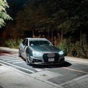 KARBEL CARBON DRY CARBON FIBER FRONT LIP FOR AUDI S4 & A4 S LINE 2019 B9