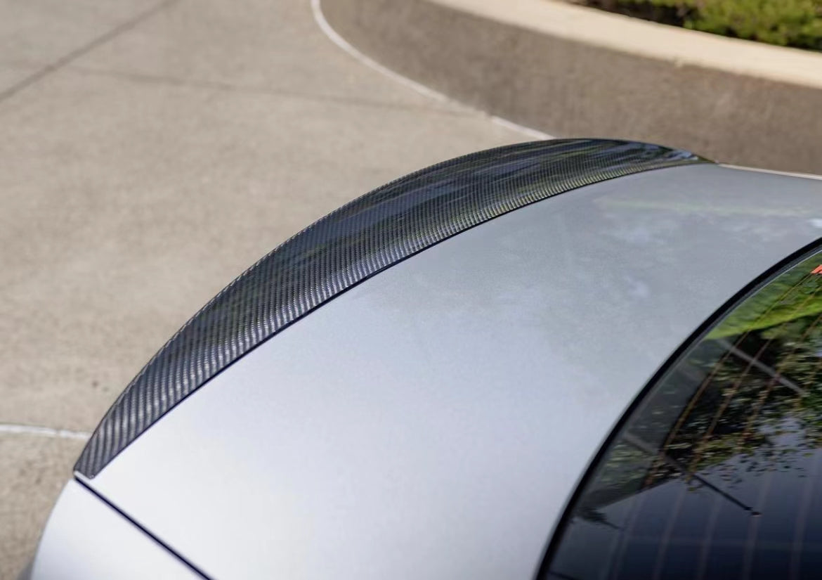KARBEL CARBON DRY CARBON FIBER REAR SPOILER VER.2 FOR AUDI S4 & A4 S LINE 2017-ON B9 B9.5