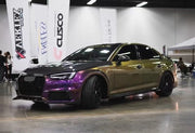 KARBEL CARBON DRY CARBON FIBER SIDE SKIRTS FOR AUDI S4 & A4 S LINE 2017-ON B9 B9.5