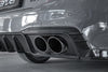 KARBEL CARBON CARBON FIBER REAR DIFFUSER VER.2 FOR AUDI S7 & A7 S LINE 2019-ON C8