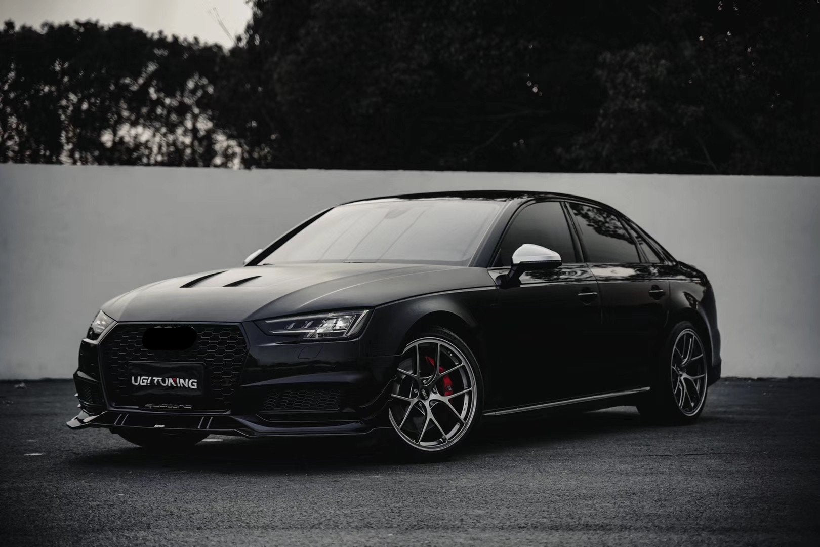 KARBEL CARBON DRY CARBON FIBER DOUBLE-SIDED HOOD BONNET VER.1 FOR AUDI RS4 & S4 & A4 S LINE & A4 & AVENT & ALL ROAD 2017-2021 B9 B9.5