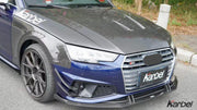 KARBEL CARBON DRY CARBON FIBER DOUBLE-SIDED HOOD BONNET VER.1 FOR AUDI RS4 & S4 & A4 S LINE & A4 & AVENT & ALL ROAD 2017-2021 B9 B9.5