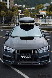 KARBEL CARBON DRY CARBON FIBER DOUBLE-SIDED HOOD BONNET VER.1 FOR AUDI RS4 & S4 & A4 S LINE & A4 & AVENT & ALL ROAD 2017-2021 B9 B9.5