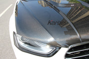 KARBEL CARBON DRY CARBON FIBER DOUBLE-SIDED HOOD BONNET FOR AUDI S4 & A4 S LINE & A4 2013-2016 B8.5