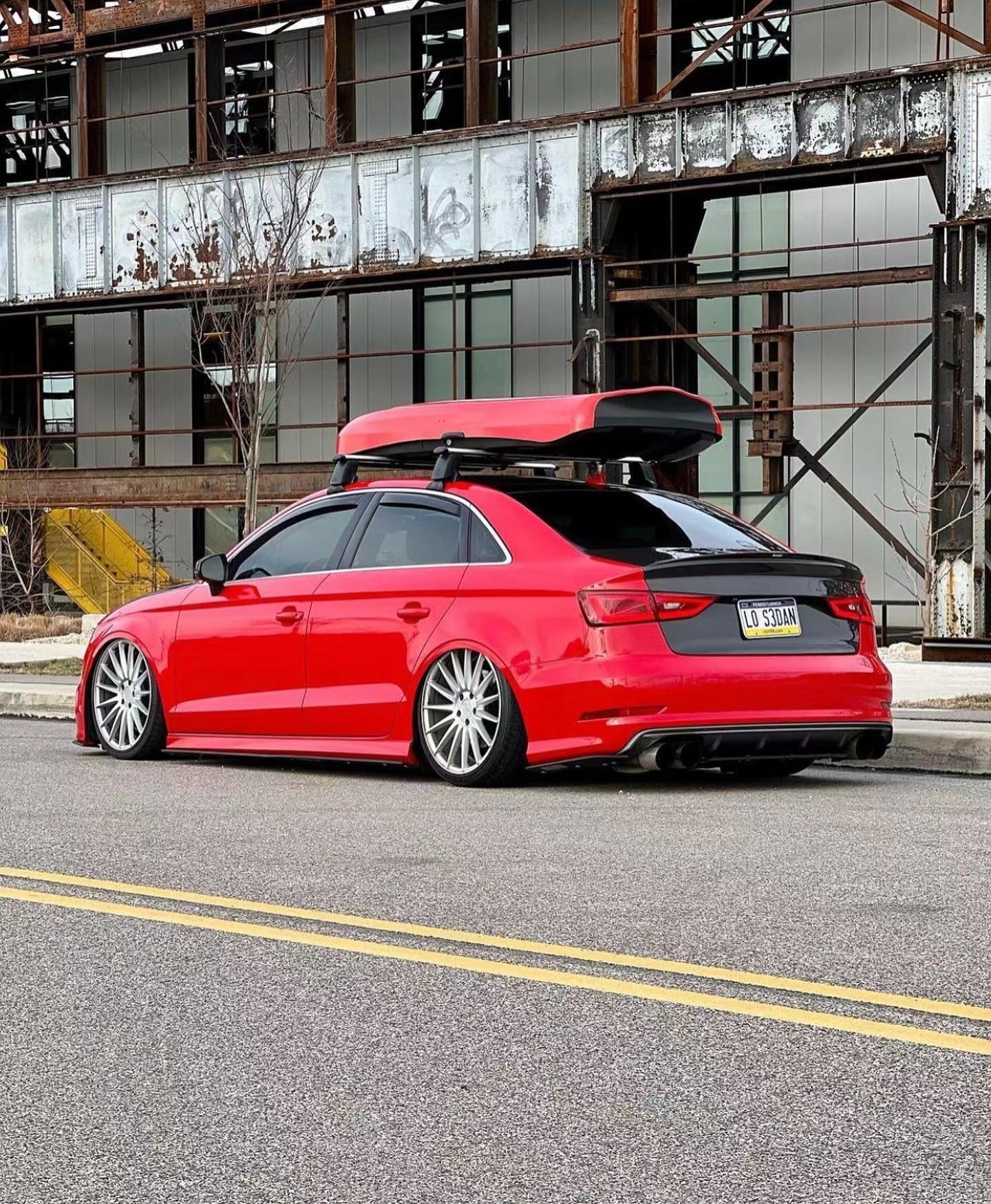 KARBEL CARBON DRY CARBON FIBER DUCKTAIL REAR TRUNK LID FOR AUDI A3 & A3 S LINE & S3 & RS3 2014-2020 SEDAN