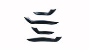 KARBEL CARBON DRY CARBON FIBER FRONT BUMPER CANARDS FOR AUDI S5 & A5 S LINE 2017-2019 B9