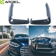 KARBEL CARBON DRY CARBON FIBER FRONT BUMPER UPPER VALENCES FOR AUDI S5 & A5 S LINE 2017-2019 B9