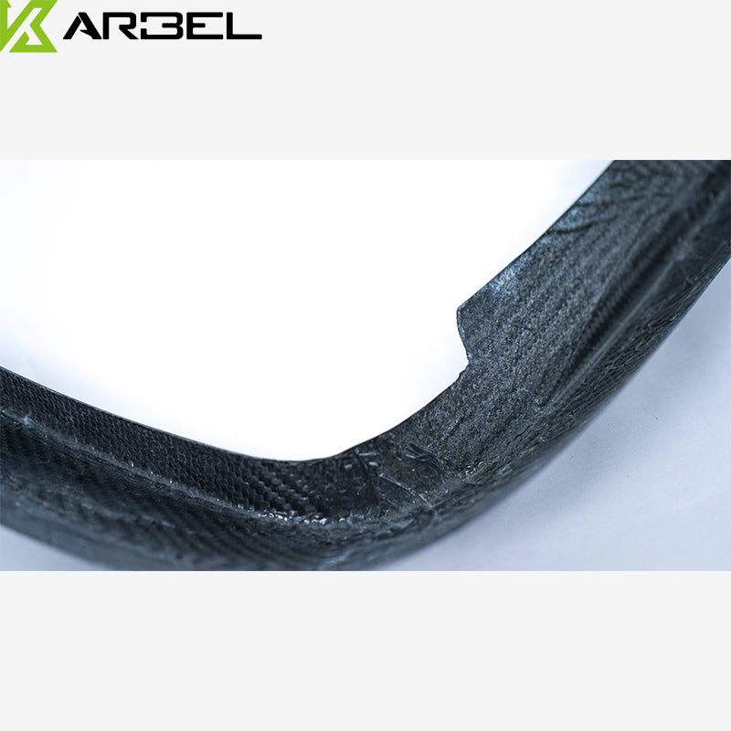 KARBEL CARBON DRY CARBON FIBER FRONT BUMPER UPPER VALENCES FOR AUDI S5 & A5 S LINE 2017-2019 B9