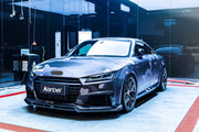 KARBEL CARBON DRY CARBON FIBER FRONT BUMPER UPPER VALENCES FOR AUDI TTS & TT S-LINE 2015-2019