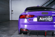 KARBEL DRY CARBON FIBER REAR SPOILER VER.1 FOR AUDI AUDI RS5 & S5 A5 S-LINE & A5 B9 B9.5 2017-ON 4 DOOR SEDAN