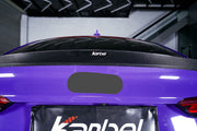 KARBEL DRY CARBON FIBER REAR SPOILER VER.1 FOR AUDI AUDI RS5 & S5 A5 S-LINE & A5 B9 B9.5 2017-ON 4 DOOR SEDAN