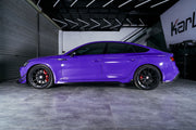 KARBEL CARBON DRY CARBON FIBER SIDE SKIRT OVERLAY TRIM & EXTENSION TRIM FOR AUDI RS5 B9.5 2020-ON