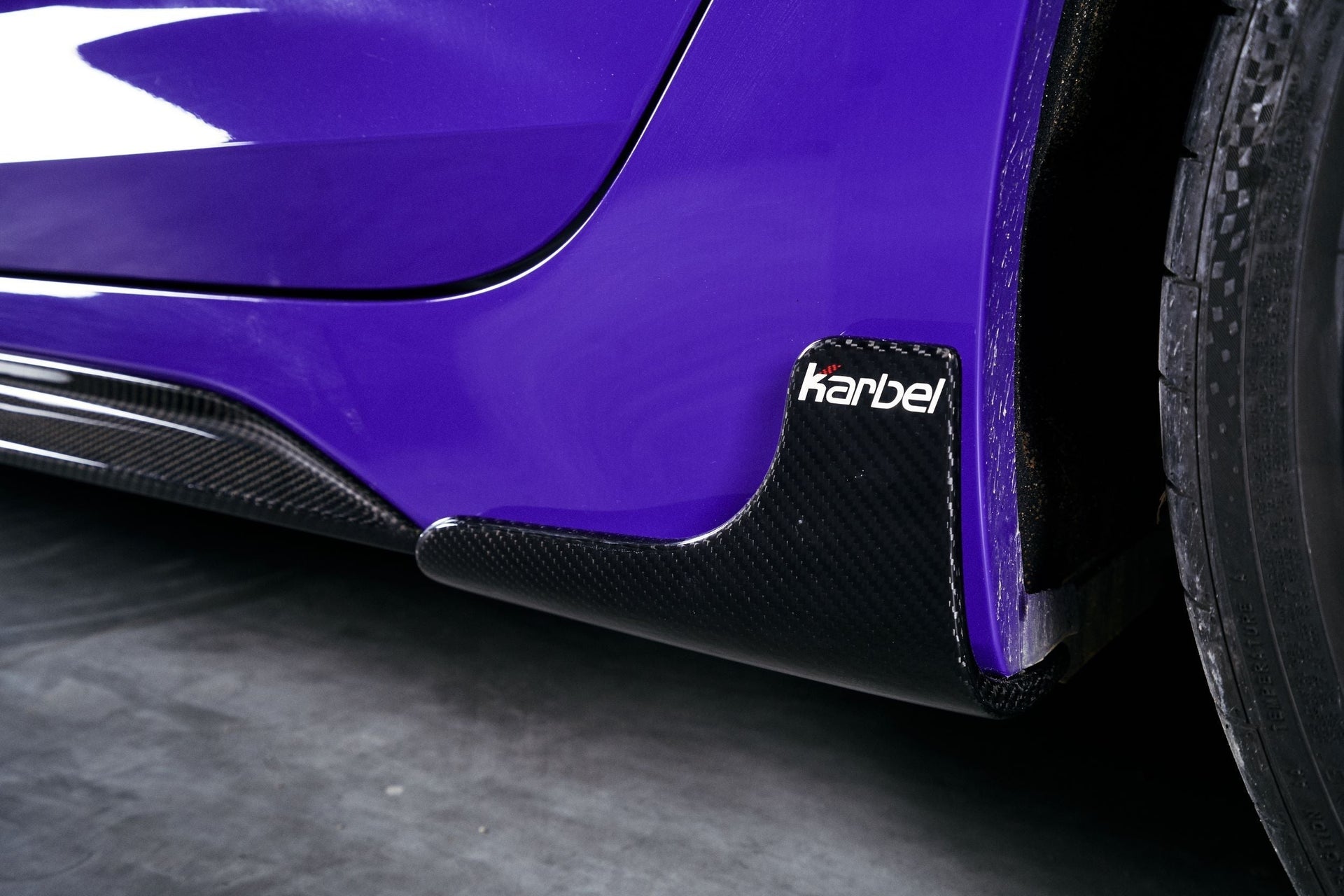 KARBEL CARBON DRY CARBON FIBER SIDE SKIRT OVERLAY TRIM & EXTENSION TRIM FOR AUDI RS5 B9.5 2020-ON