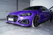 KARBEL CARBON DRY CARBON FIBER FOG LIGHT TRIM OVERLAY FOR AUDI RS5 B9.5 2020-ON
